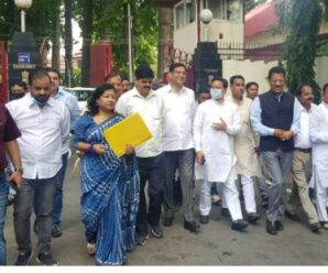 State Congress Committee knocked at Raj Bhavan to investigate irregularities in recruitment, aggressive on BJP government