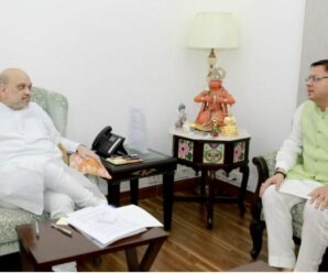 Uttarakhand Chief Minister meets Home Minister Amit Shah, talks lasted for about an hour.