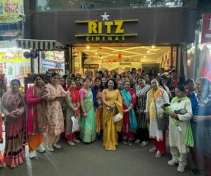 About 130 women watched the film “The Kerala Story” under the leadership of BJP Mahila Morcha Metropolitan Vice President Pushpa.