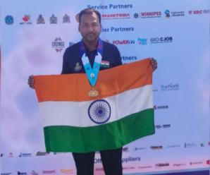Uttarakhand police chief constable Santosh won two gold medals in the World Police and Fire Games