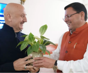 Film actor Anupam Kher met Chief Minister Dhami, discussed various topics related to film production.